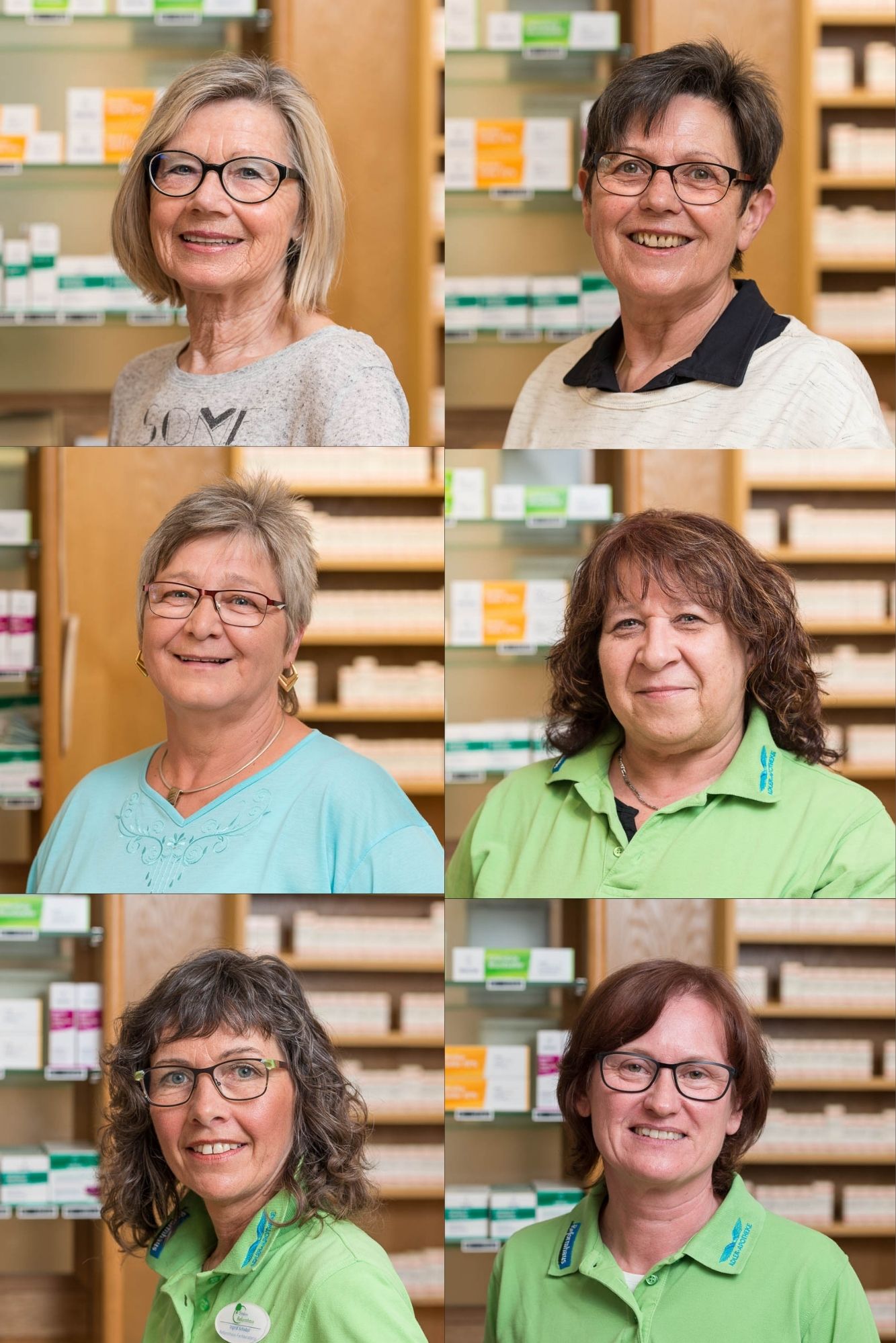 Rosemarie Koller, Renate Miersch, Ilona Janosovski, Anita Oechsle, Ingrid Schabel, Andrea Held